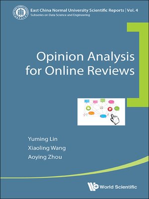 cover image of Opinion Analysis For Online Reviews
